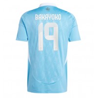 Camiseta Bélgica Johan Bakayoko #19 Segunda Equipación Replica Eurocopa 2024 mangas cortas